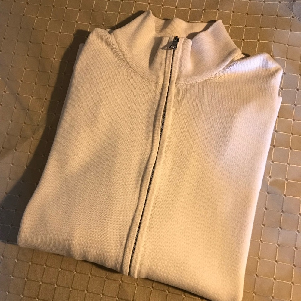 Banana Republic Men Zip Up Sweater Size XL